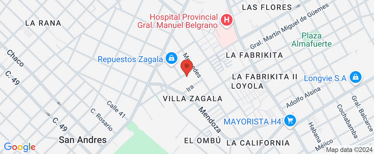 Mapa de la ubicación
