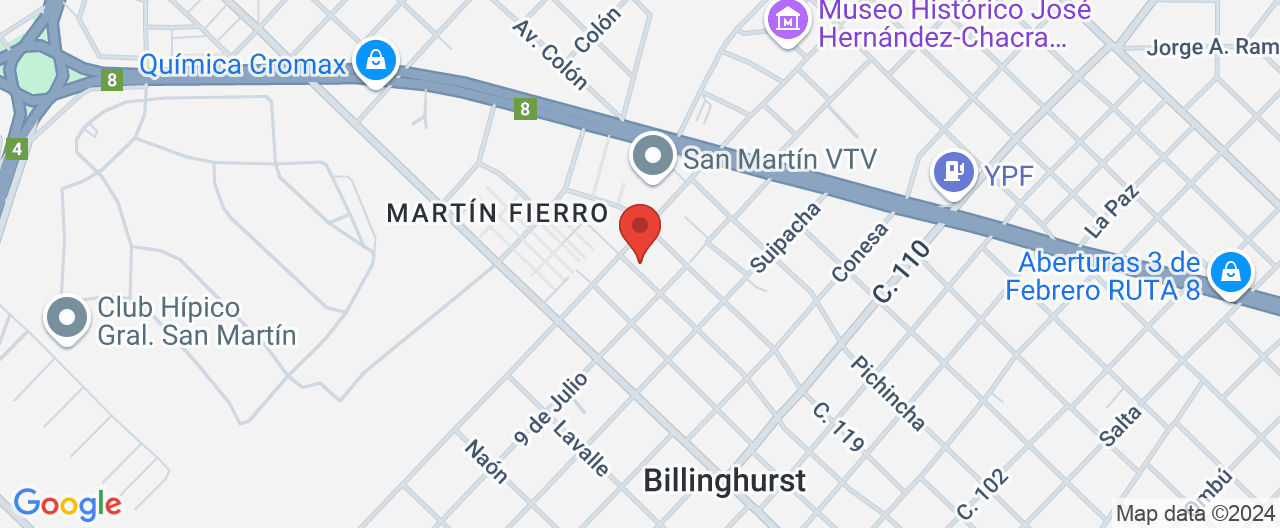 Mapa de la ubicación
