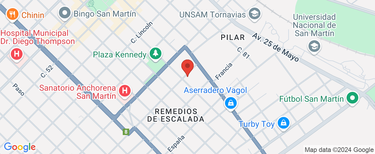 Mapa de la ubicación