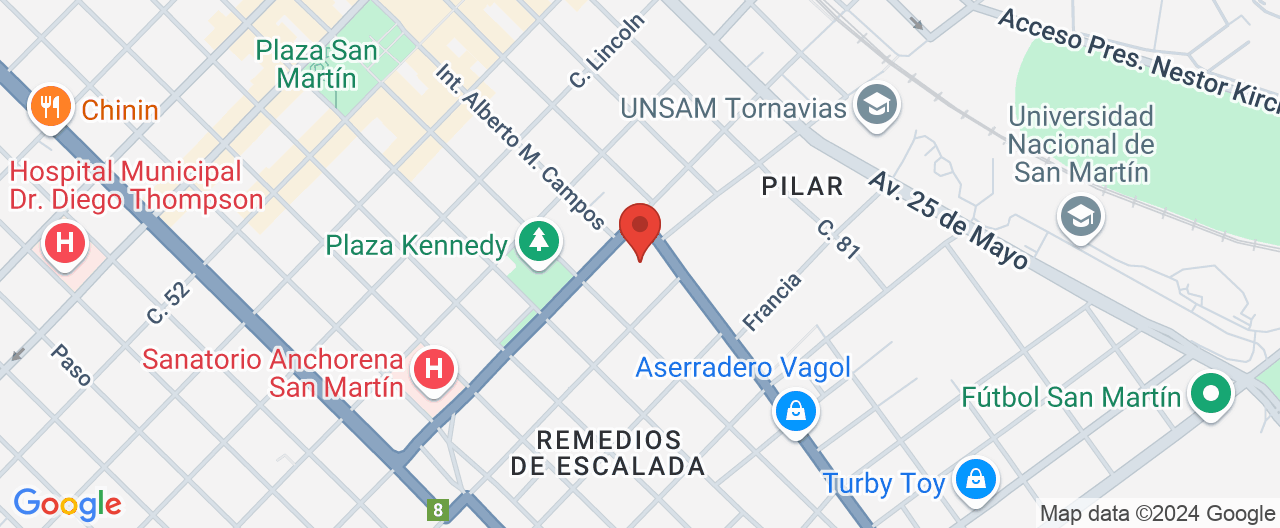 Mapa de la ubicación