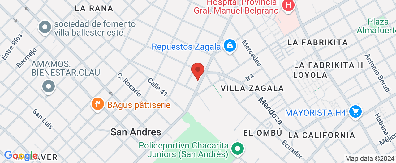 Mapa de la ubicación