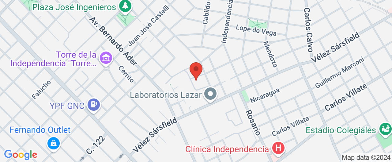 Mapa de la ubicación