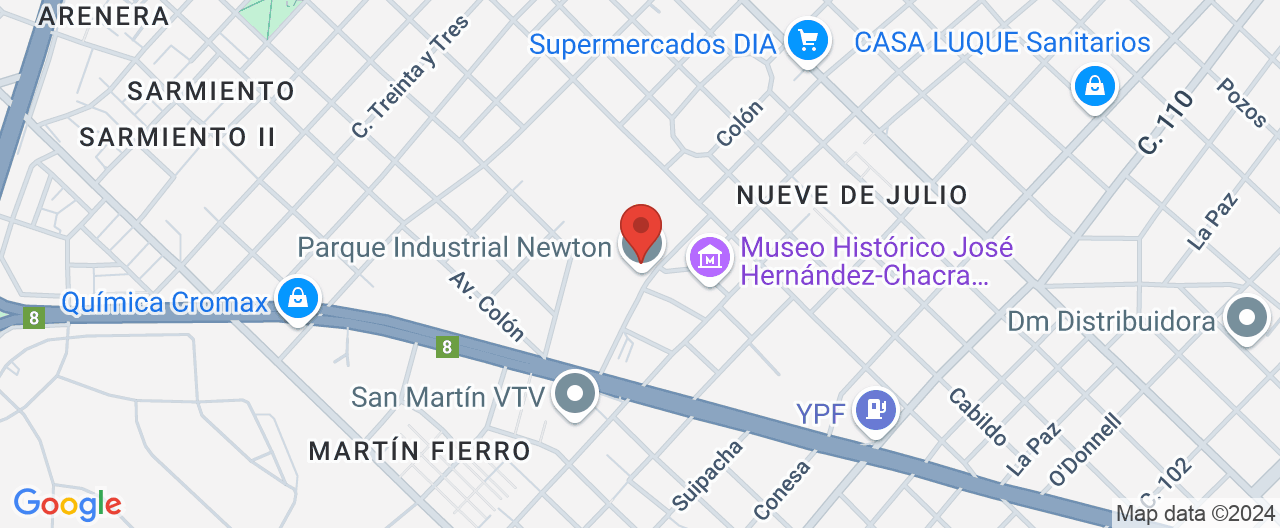Mapa de la ubicación