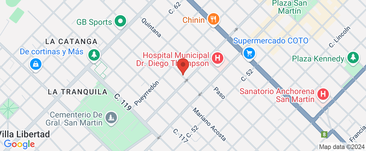Mapa de la ubicación