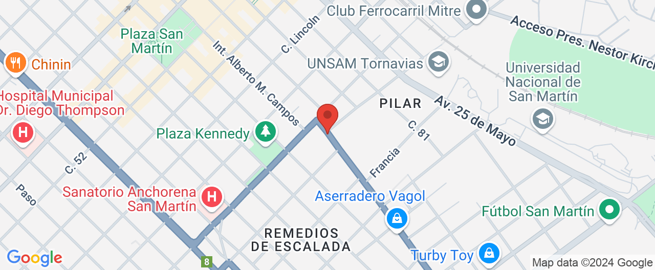 Mapa de la ubicación
