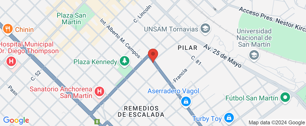 Mapa de la ubicación