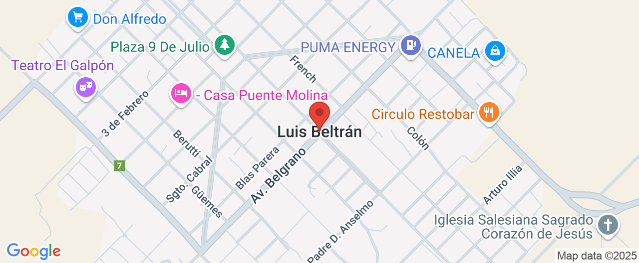 Mapa de la ubicación
