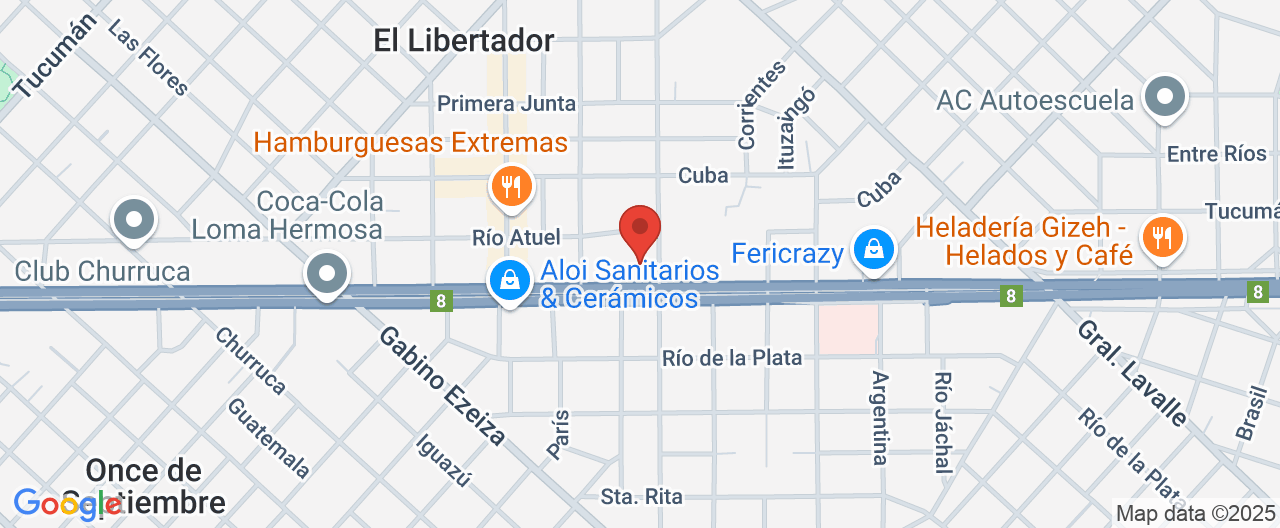 Mapa de la ubicación