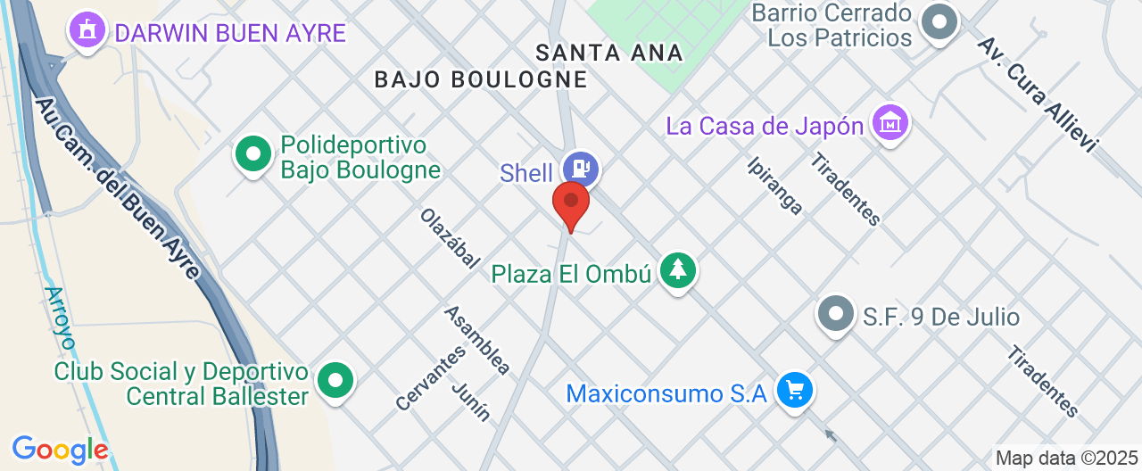 Mapa de la ubicación
