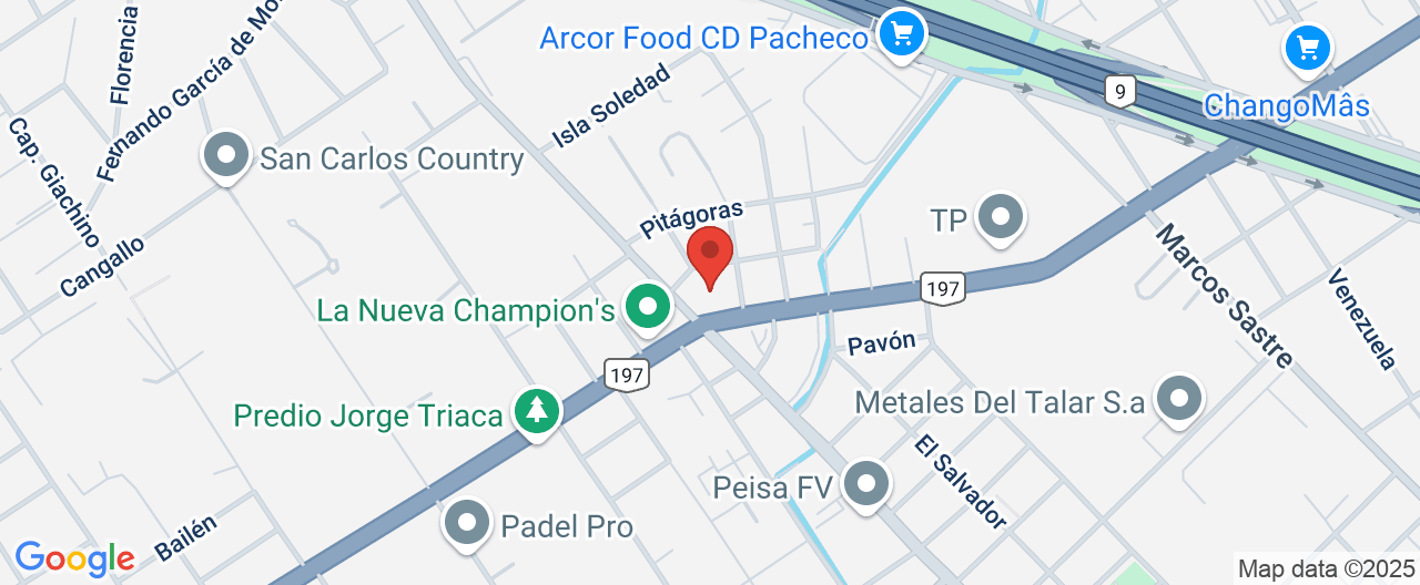Mapa de la ubicación