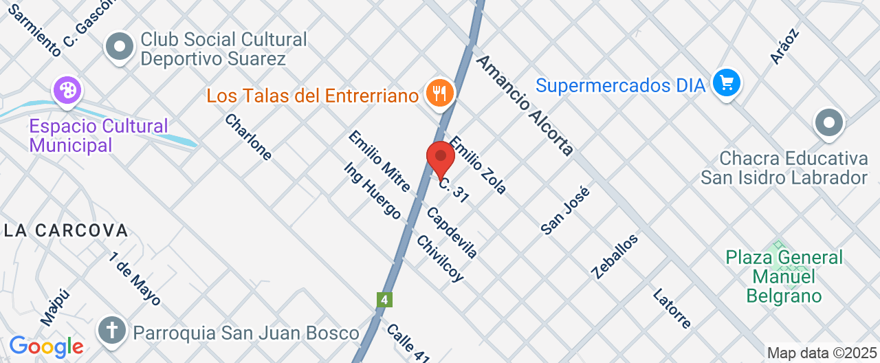 Mapa de la ubicación