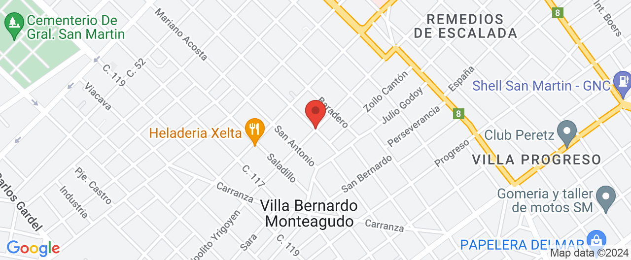 Mapa de la ubicación
