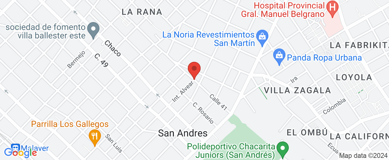 Mapa de la ubicación