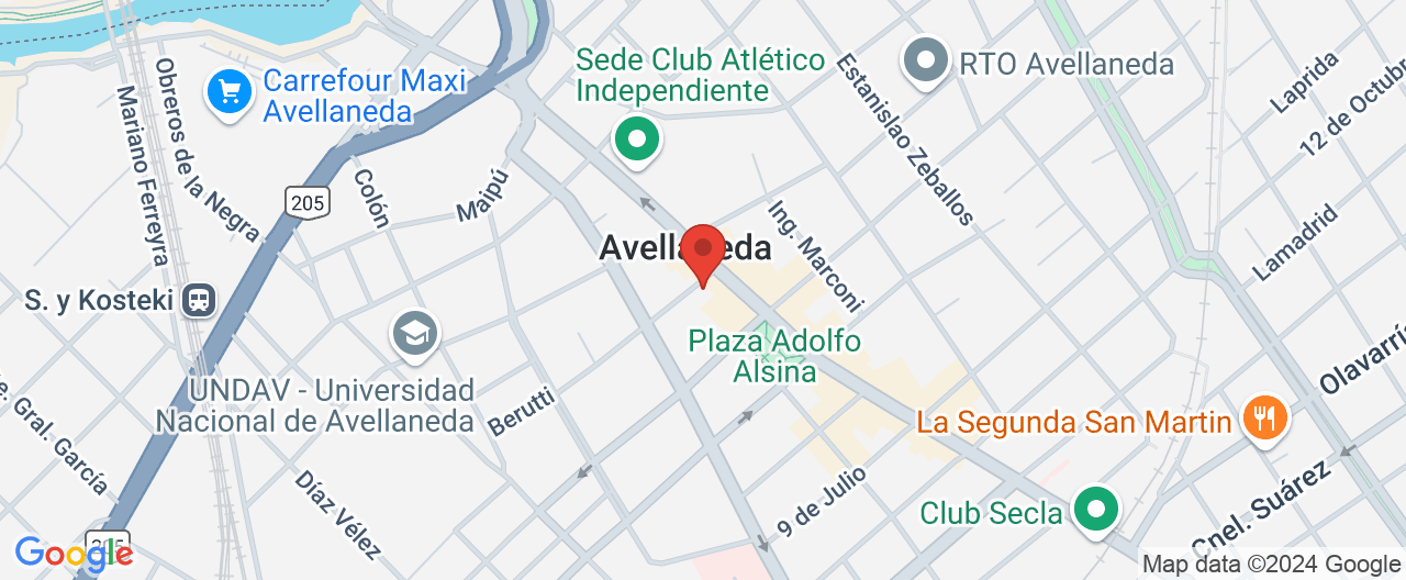 Mapa de la ubicación