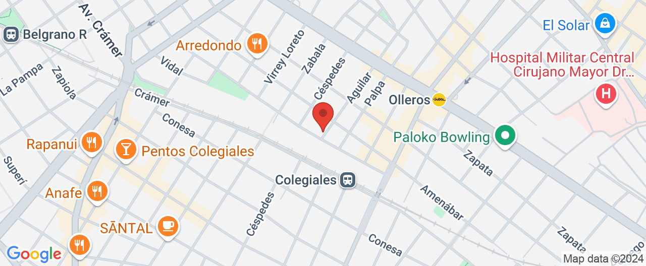 Mapa de la ubicación