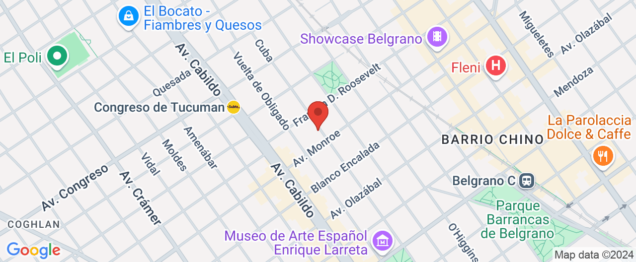 Mapa de la ubicación