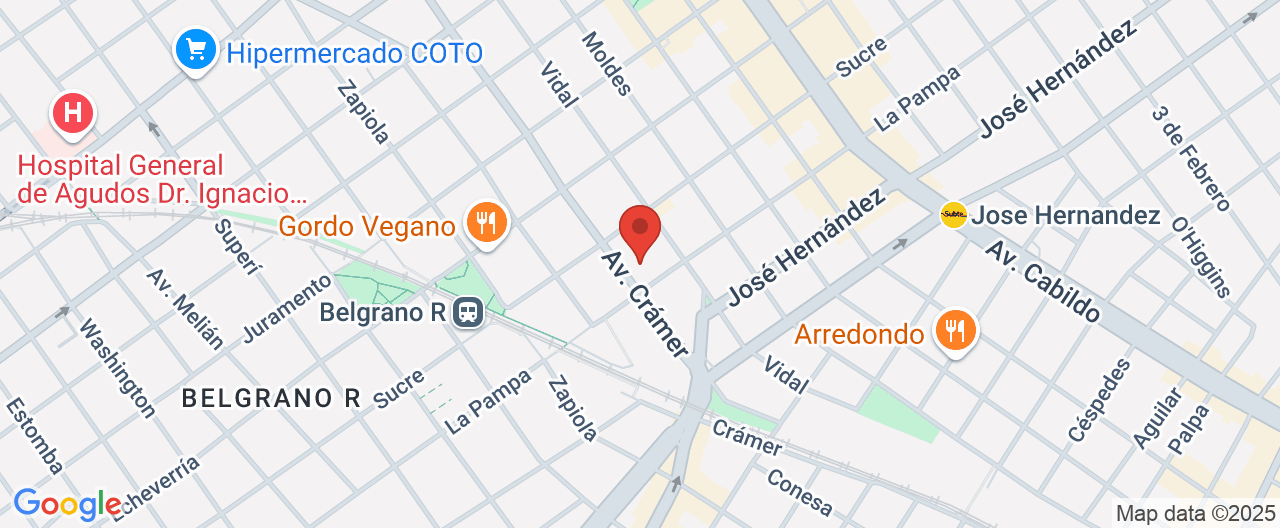 Mapa de la ubicación