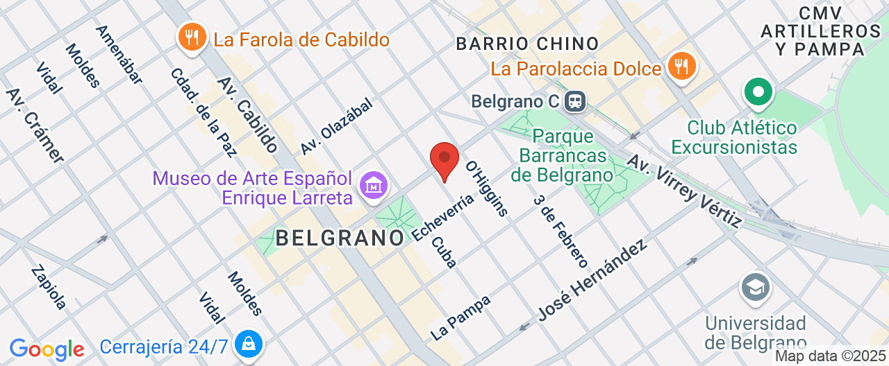 Mapa de la ubicación