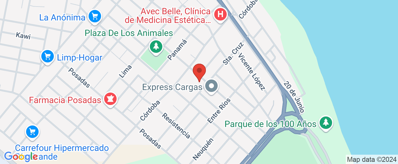 Mapa de la ubicación