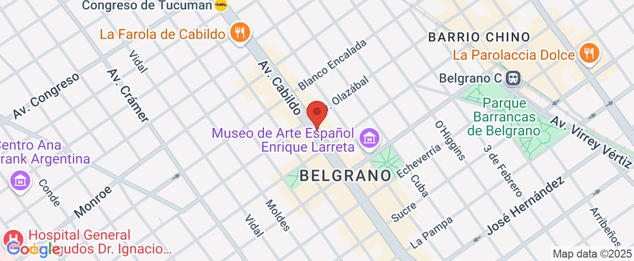 Mapa de la ubicación