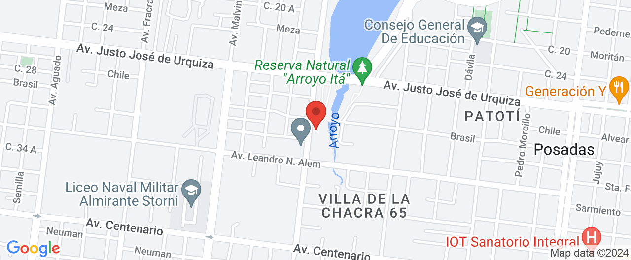 Mapa de la ubicación