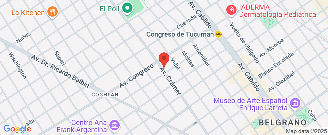Mapa de la ubicación