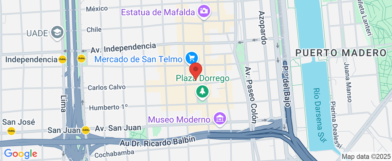 Mapa de la ubicación