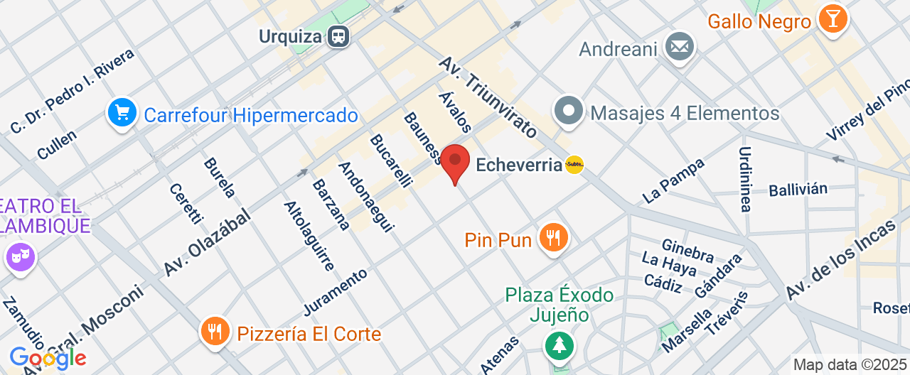 Mapa de la ubicación
