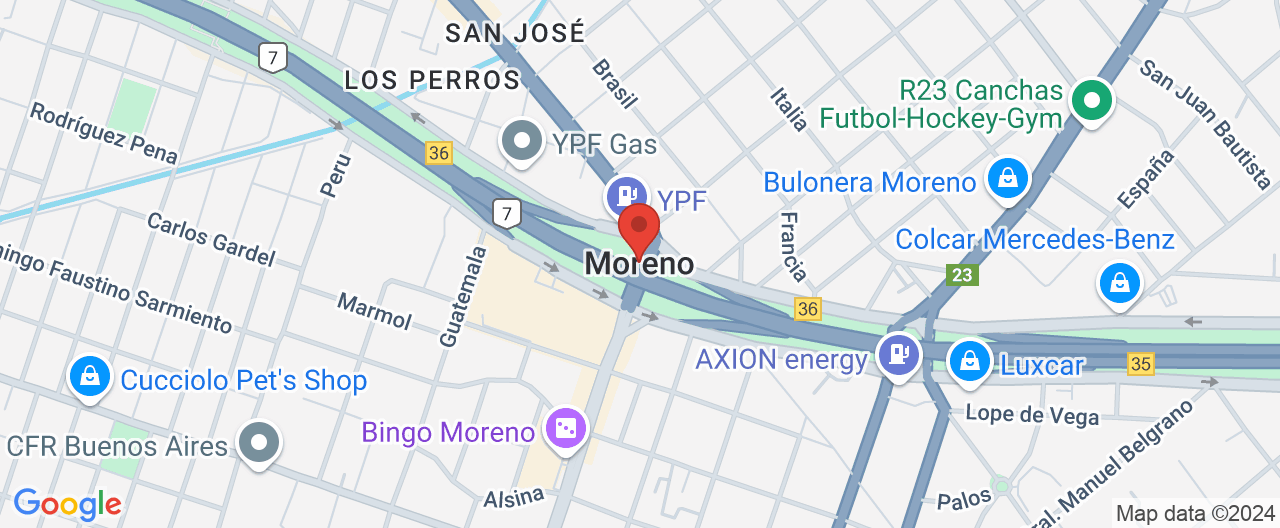 Mapa de la ubicación