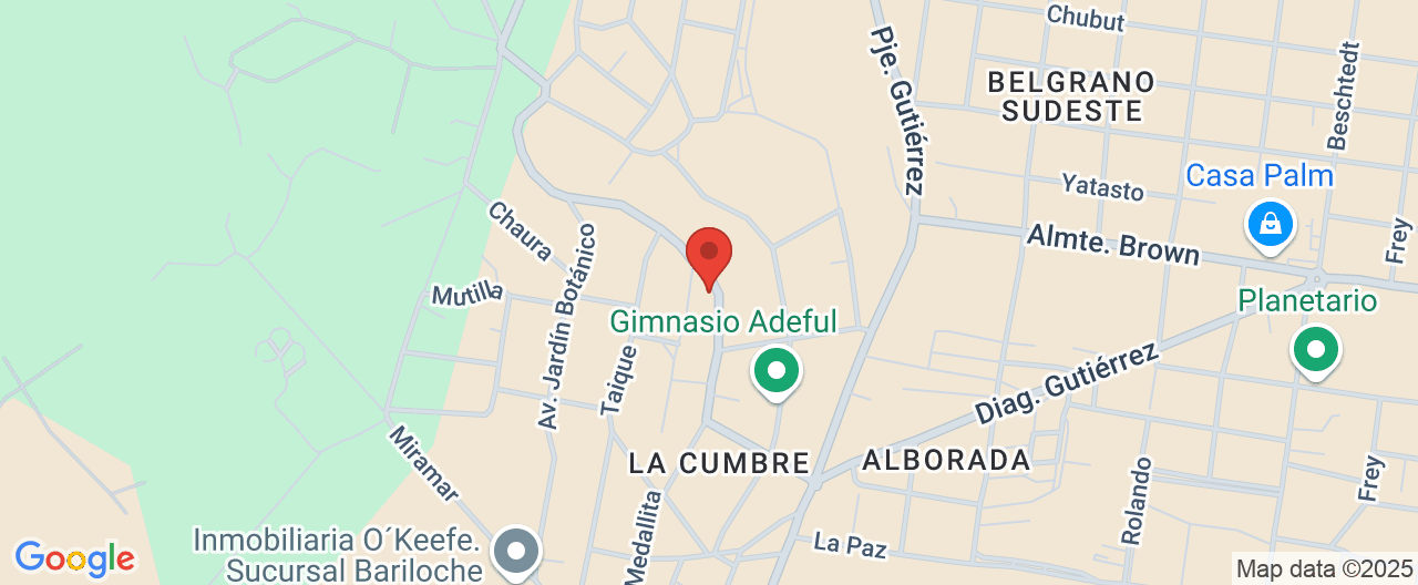 Mapa de la ubicación