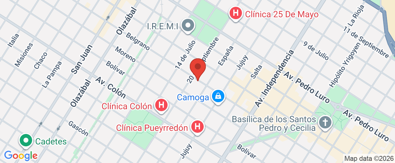 Mapa de la ubicación