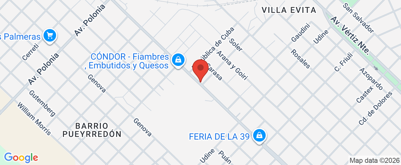 Mapa de la ubicación