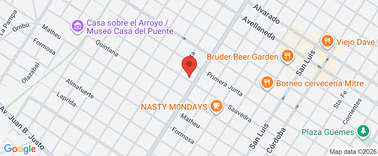 Mapa de la ubicación