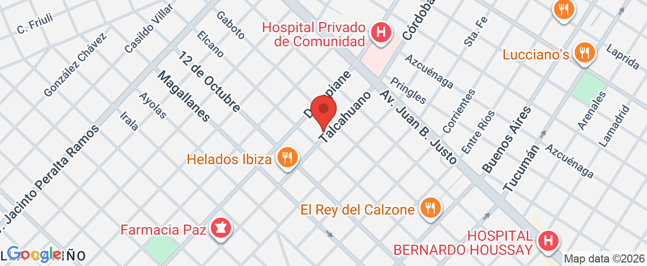 Mapa de la ubicación
