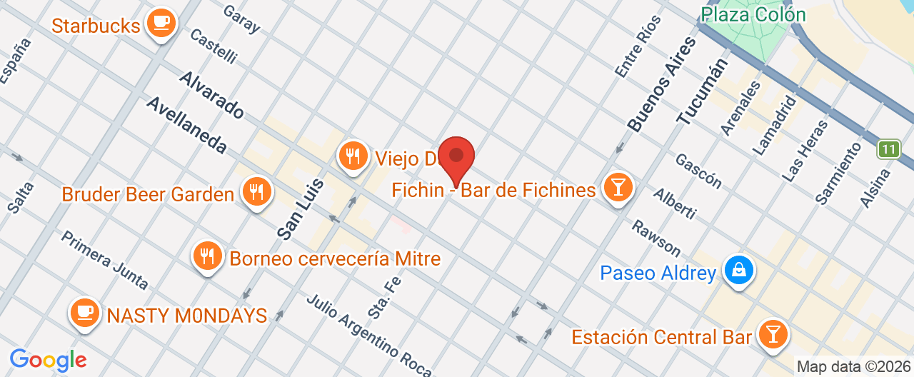 Mapa de la ubicación