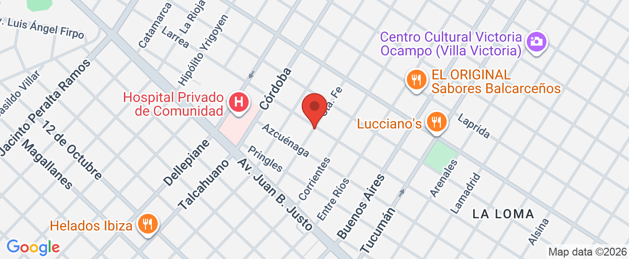 Mapa de la ubicación