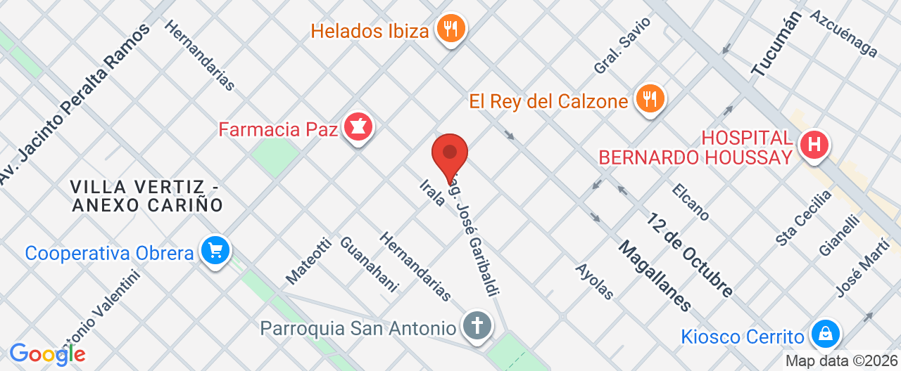 Mapa de la ubicación