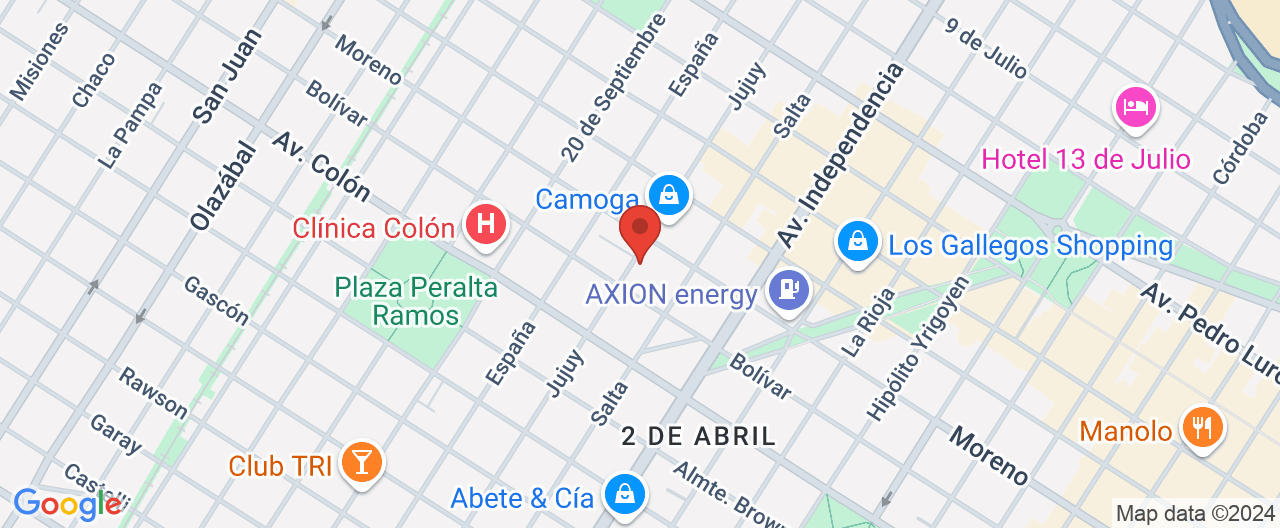 Mapa de la ubicación