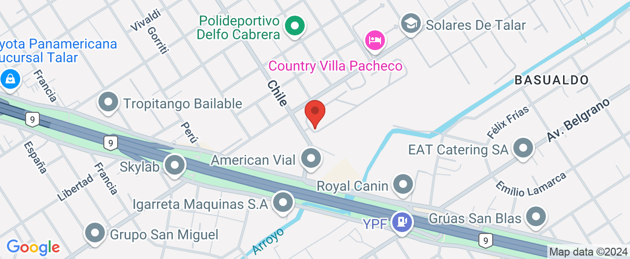 Mapa de la ubicación