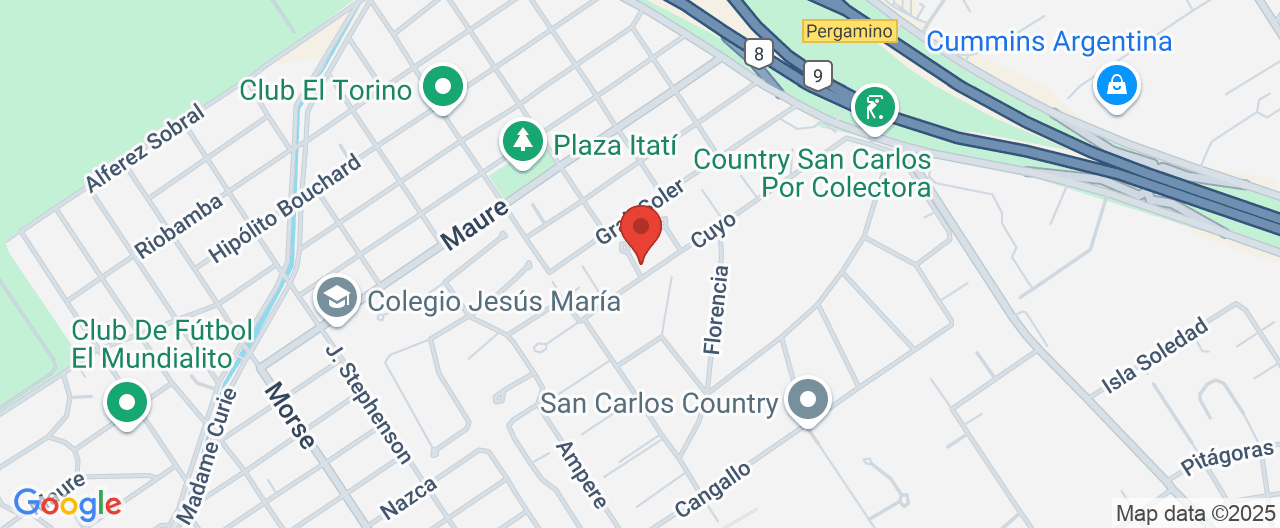 Mapa de la ubicación