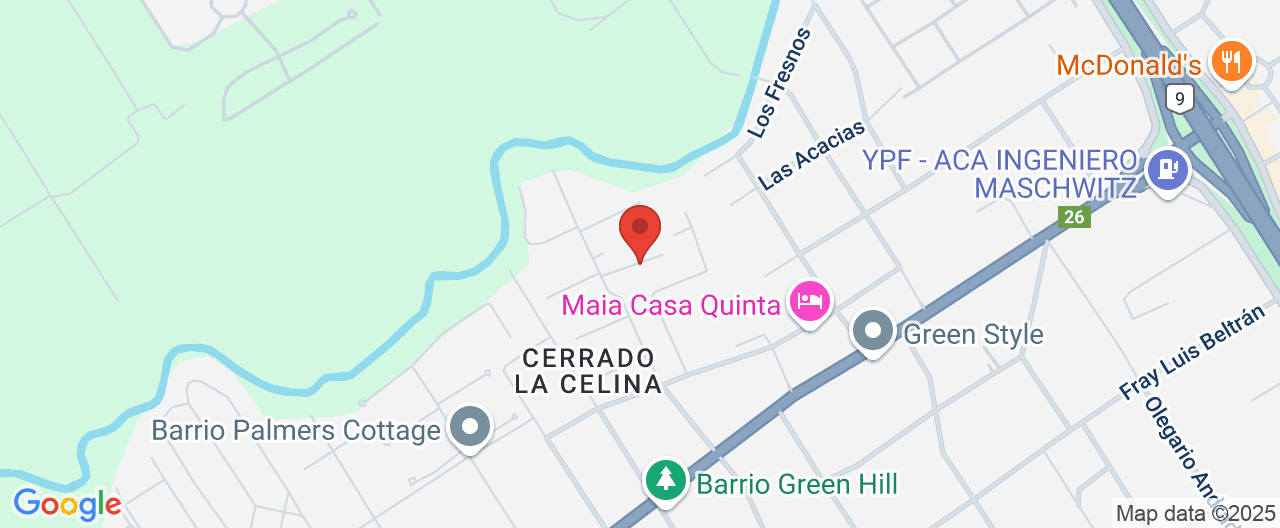 Mapa de la ubicación