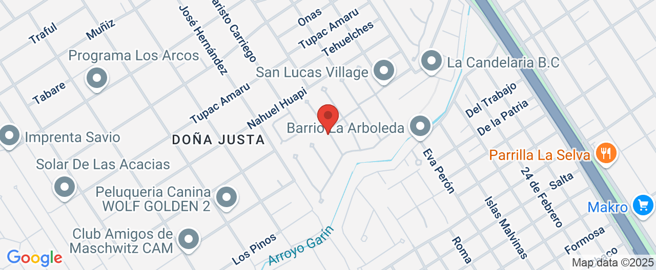 Mapa de la ubicación