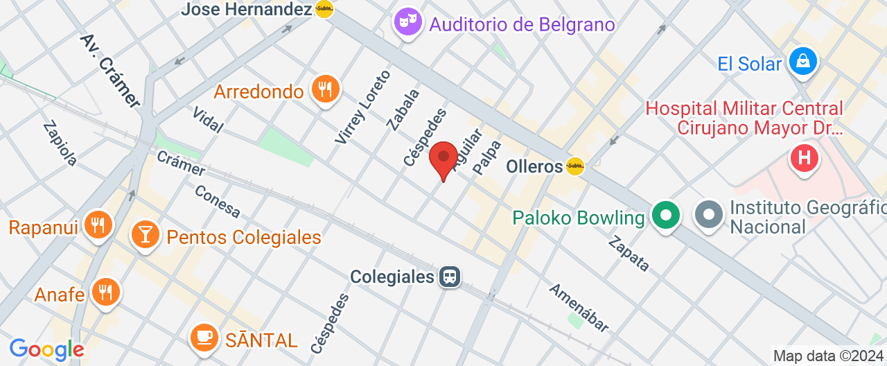 Mapa de la ubicación