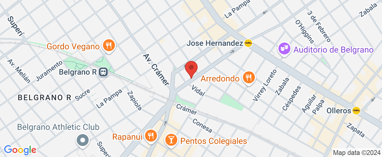 Mapa de la ubicación