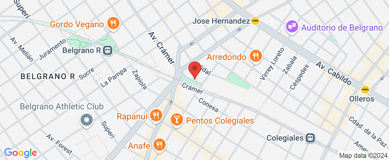 Mapa de la ubicación