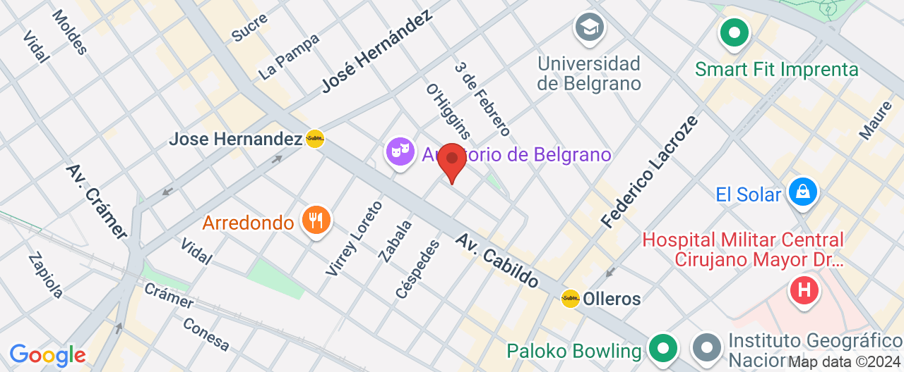Mapa de la ubicación