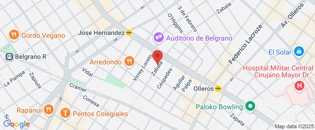 Mapa de la ubicación
