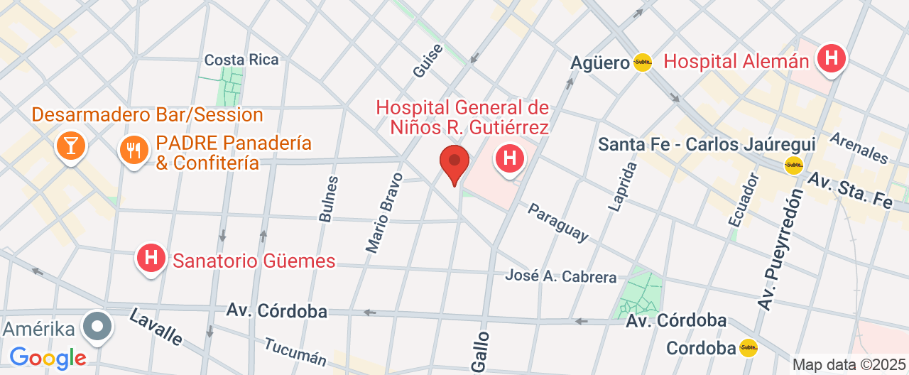 Mapa de la ubicación