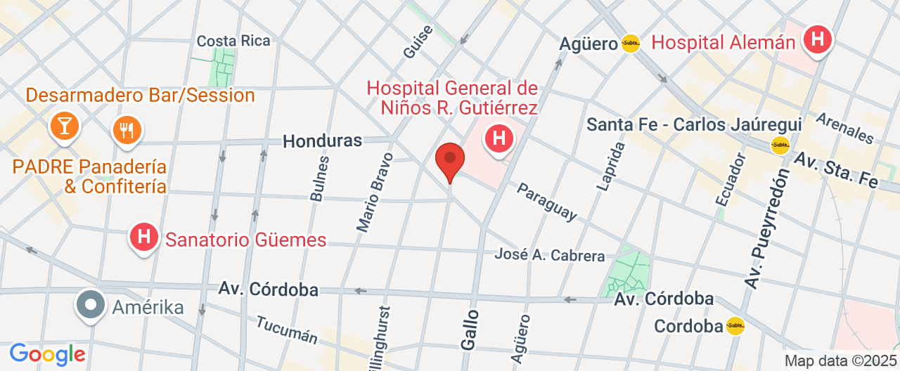 Mapa de la ubicación