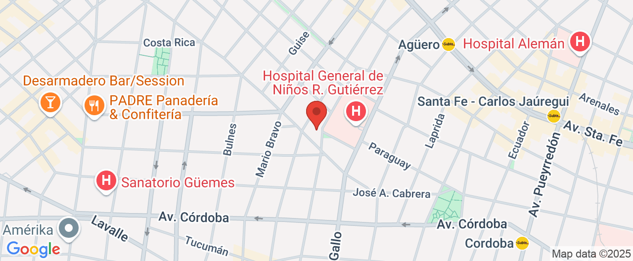 Mapa de la ubicación